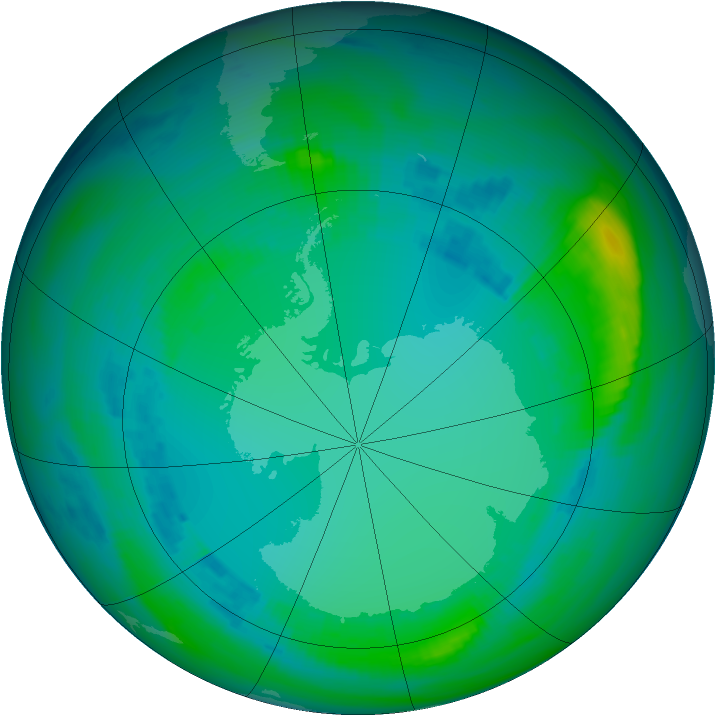 Ozone Map 1985-08-01